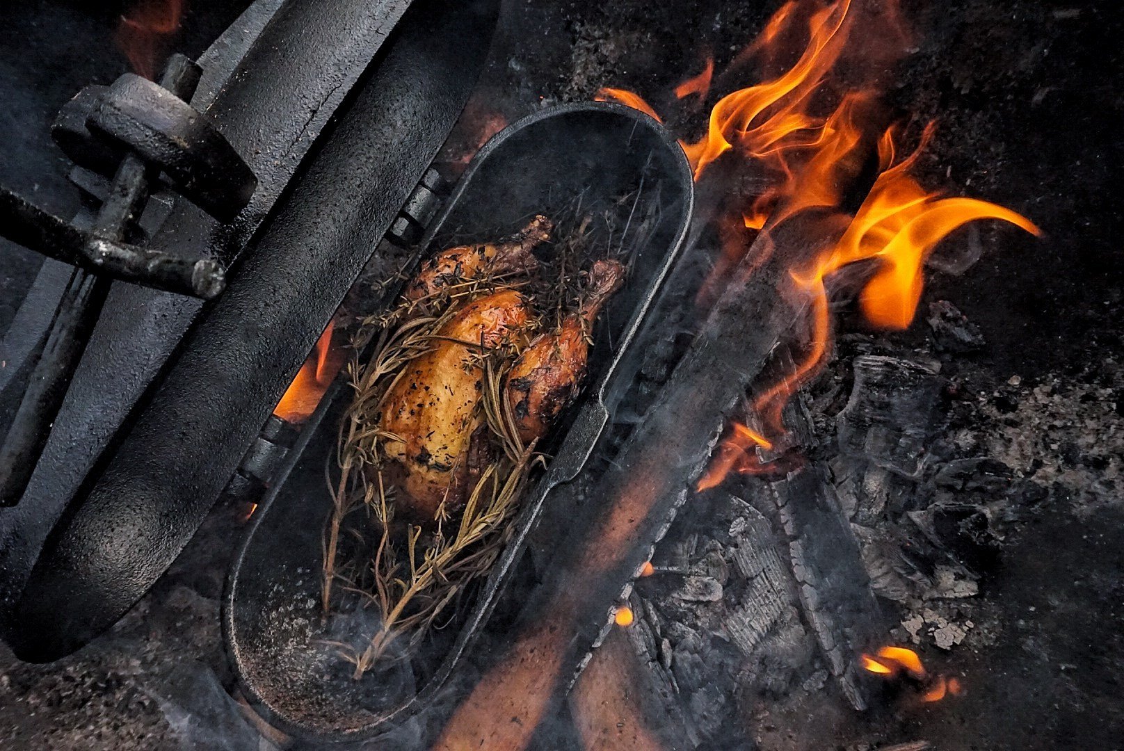 Piepkuiken uit het vuur