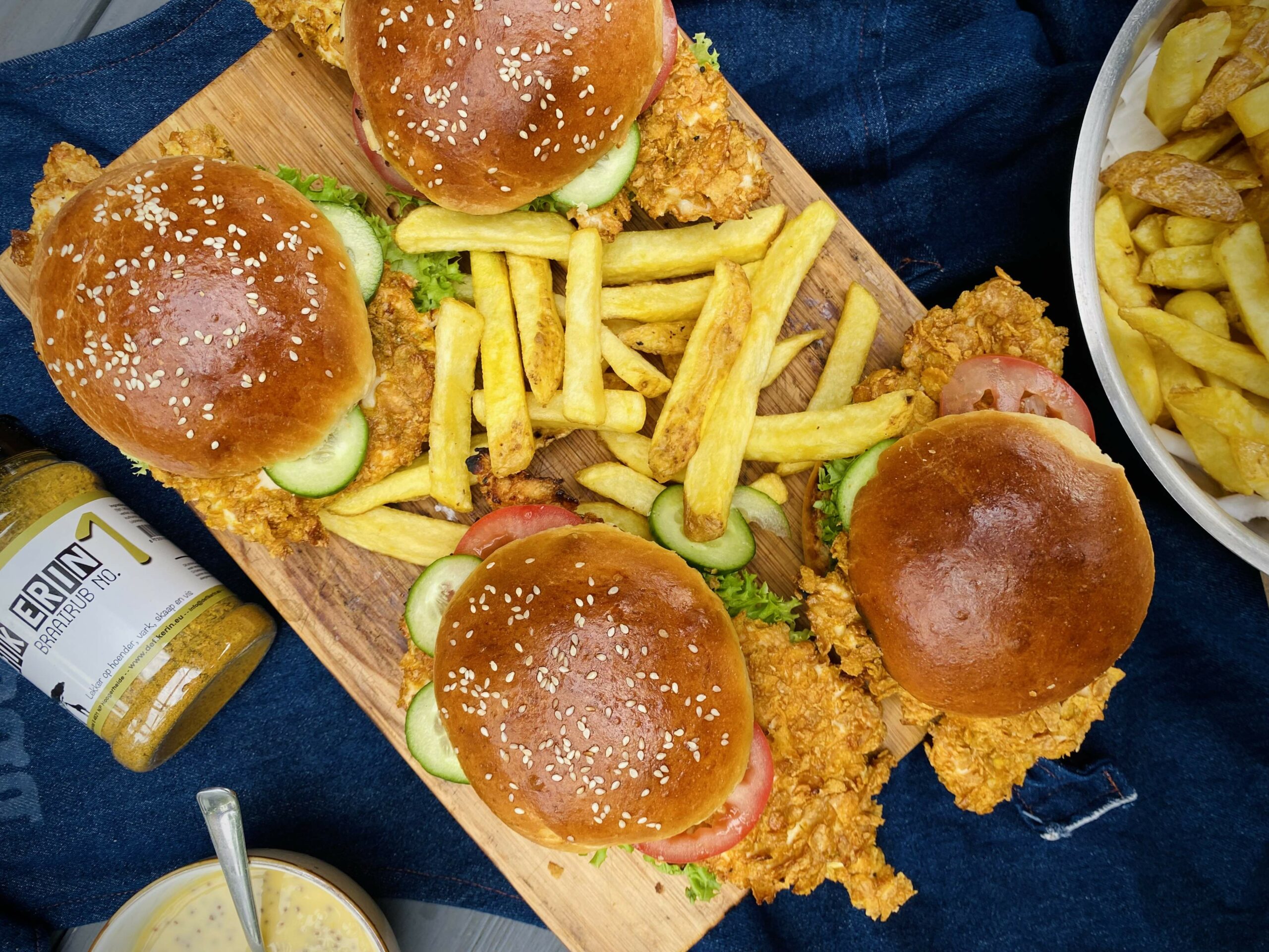 Krokante-Kipburgers-Braairub-no1-Kamado-BBQ-Recept