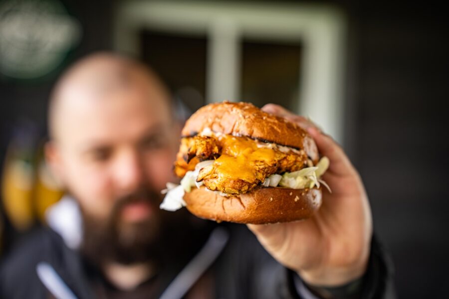 Crispy chicken burger-7 groot