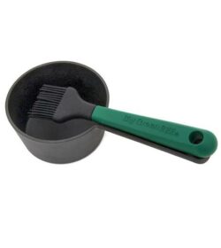 Gietijzeren sauspan + Basting Brush