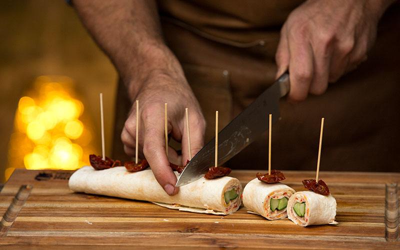 Teak snijplank (cutting board)