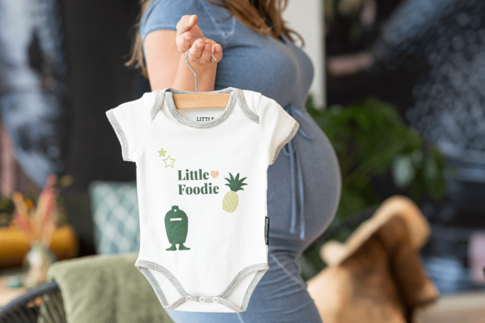Romper-Little-Foodie-Big-Green-Egg-Baby-Cadeau