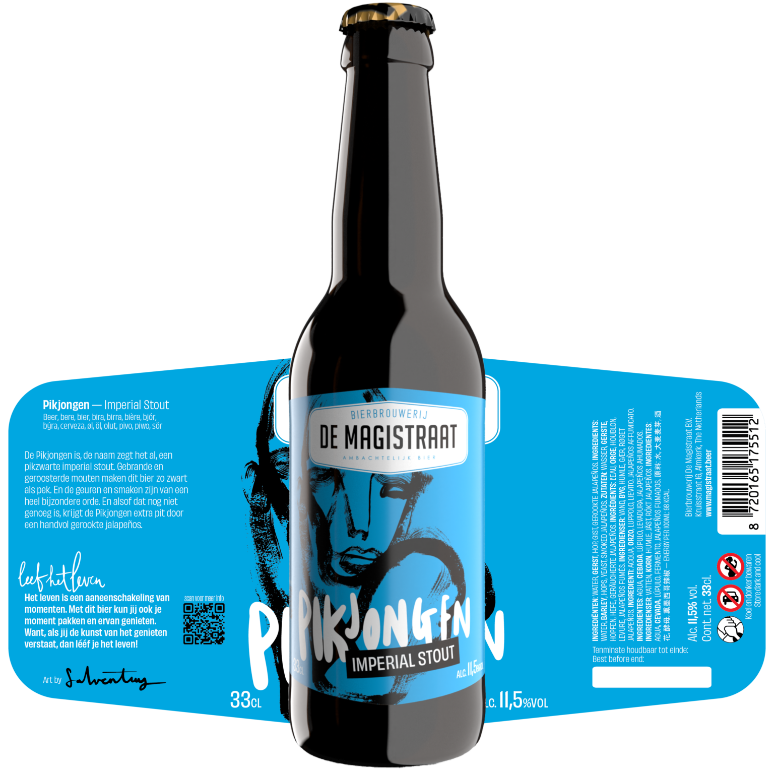 de-pikjongen-fles-met-etiket-achtergrond