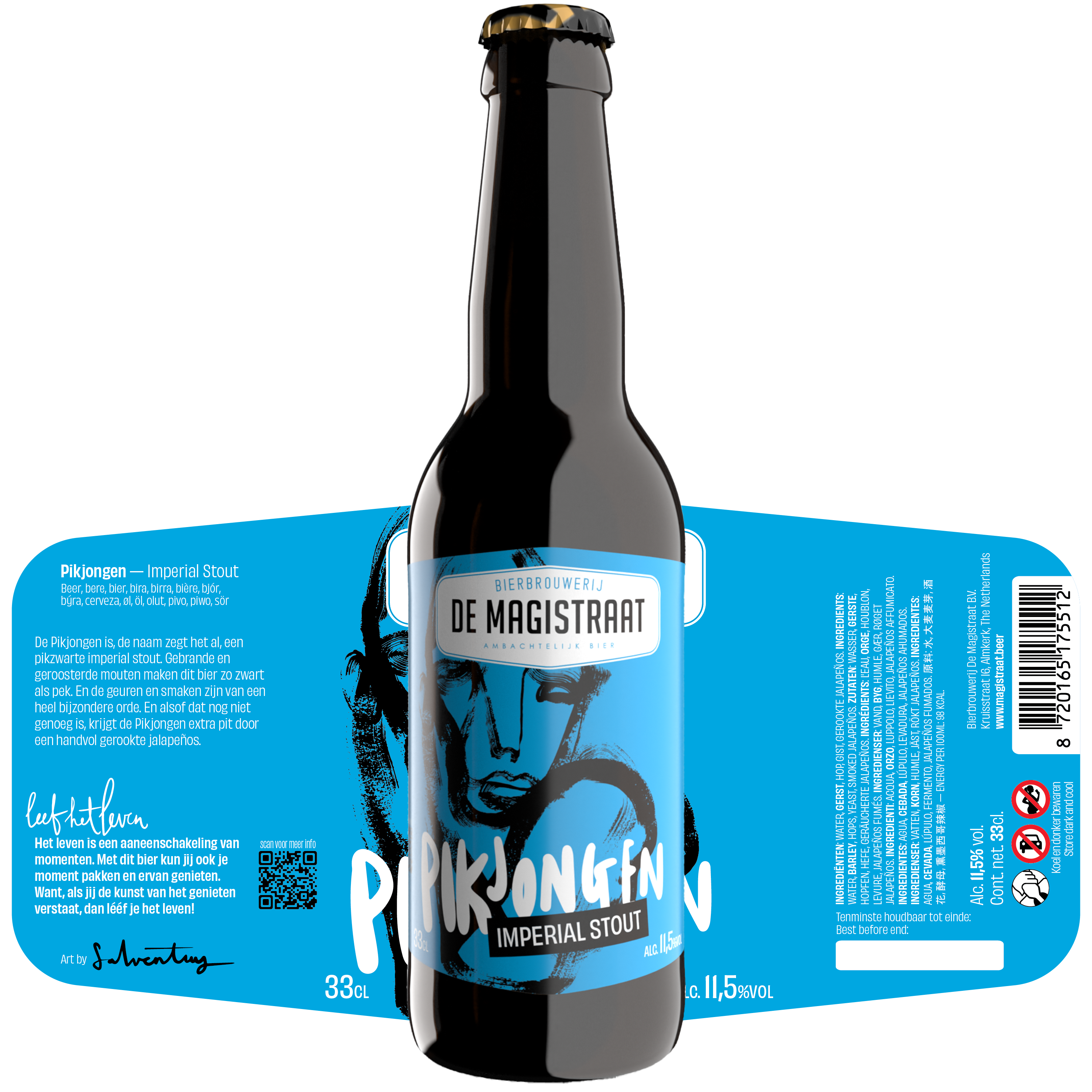 de-pikjongen-fles-met-etiket-achtergrond