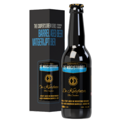 Kalefater-barrel-aged-woodford-bourbon-de-magistraat-33-cl-met-doos